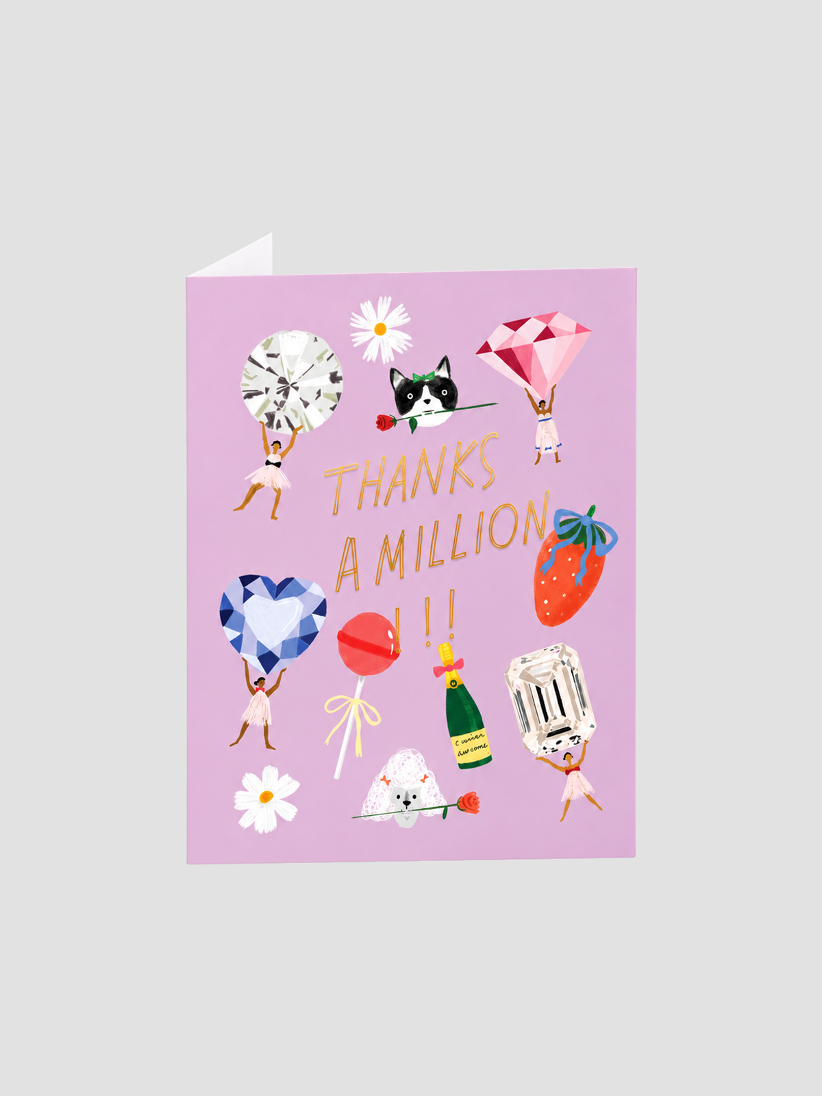 Fancy Schmancy Thank You Card