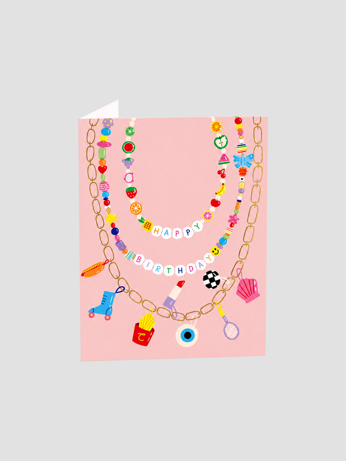 Festival Beads Birthday Card