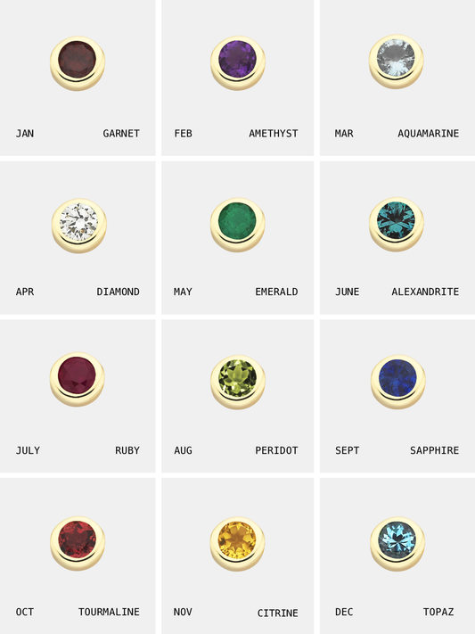 forEVER Connector Birthstone - 9kt Solid Gold
