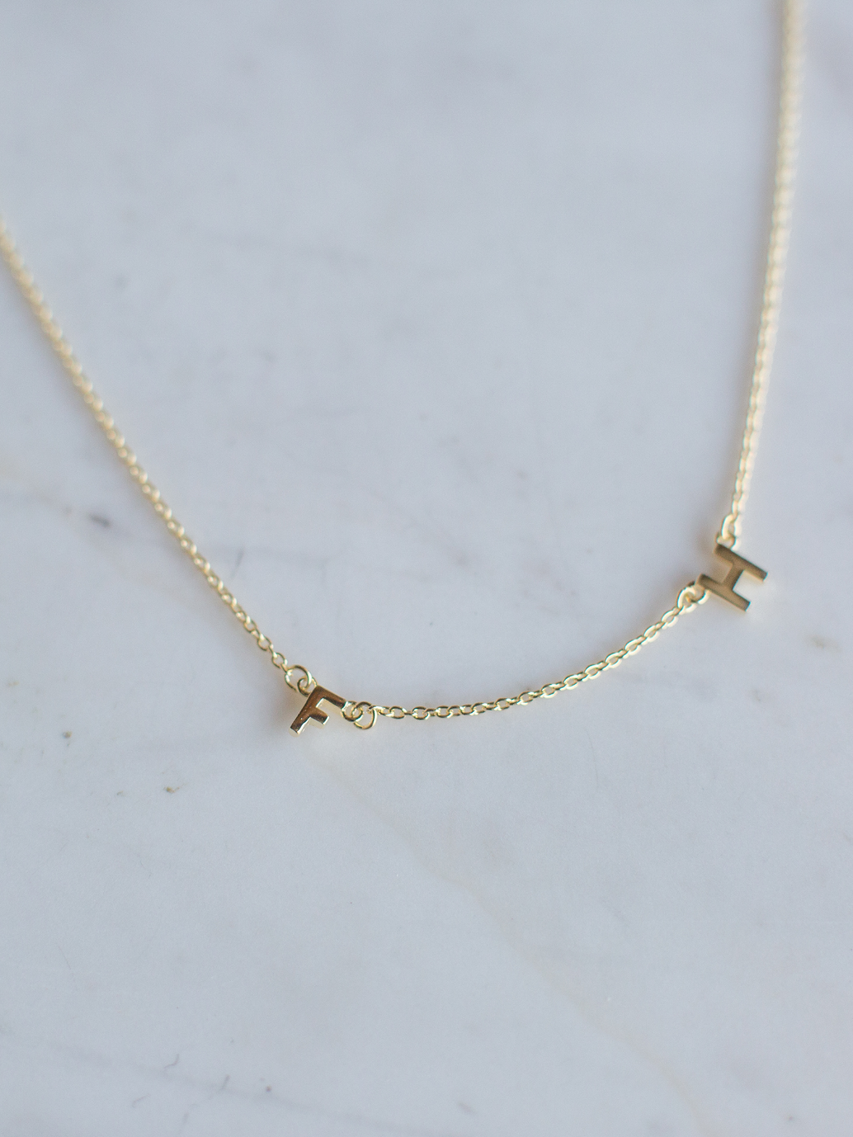 Personalised Necklace - Gold Plated