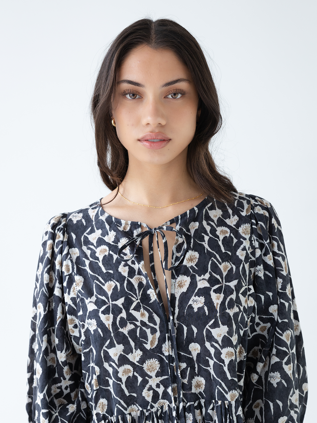 Cotton Midi Dress