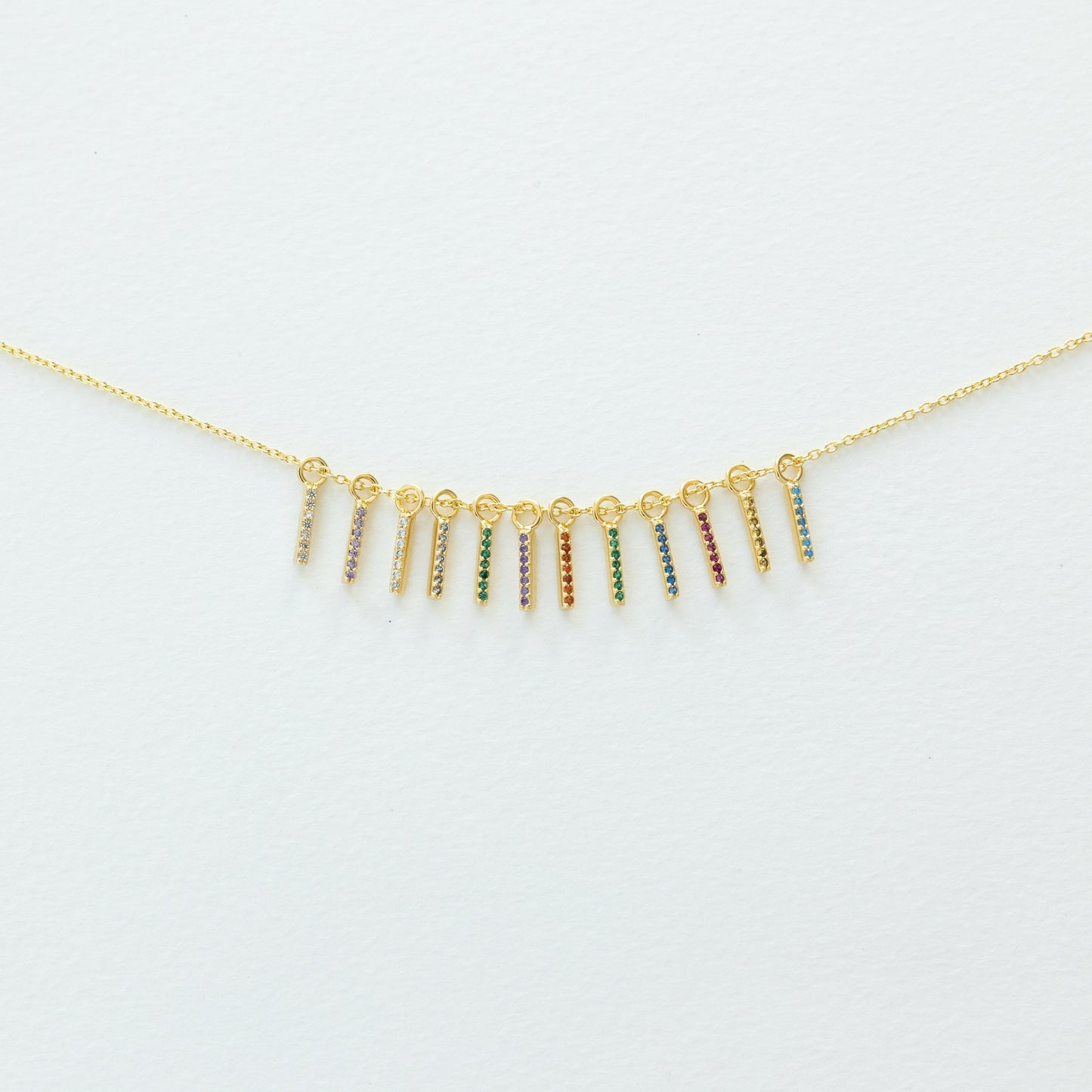 Single Happy Birthstone Pendant