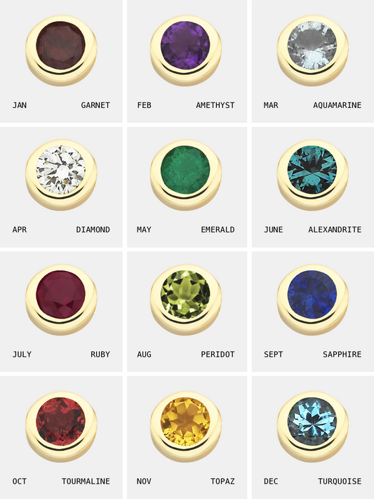 forEVER Connector Birthstone - 9kt Solid Gold