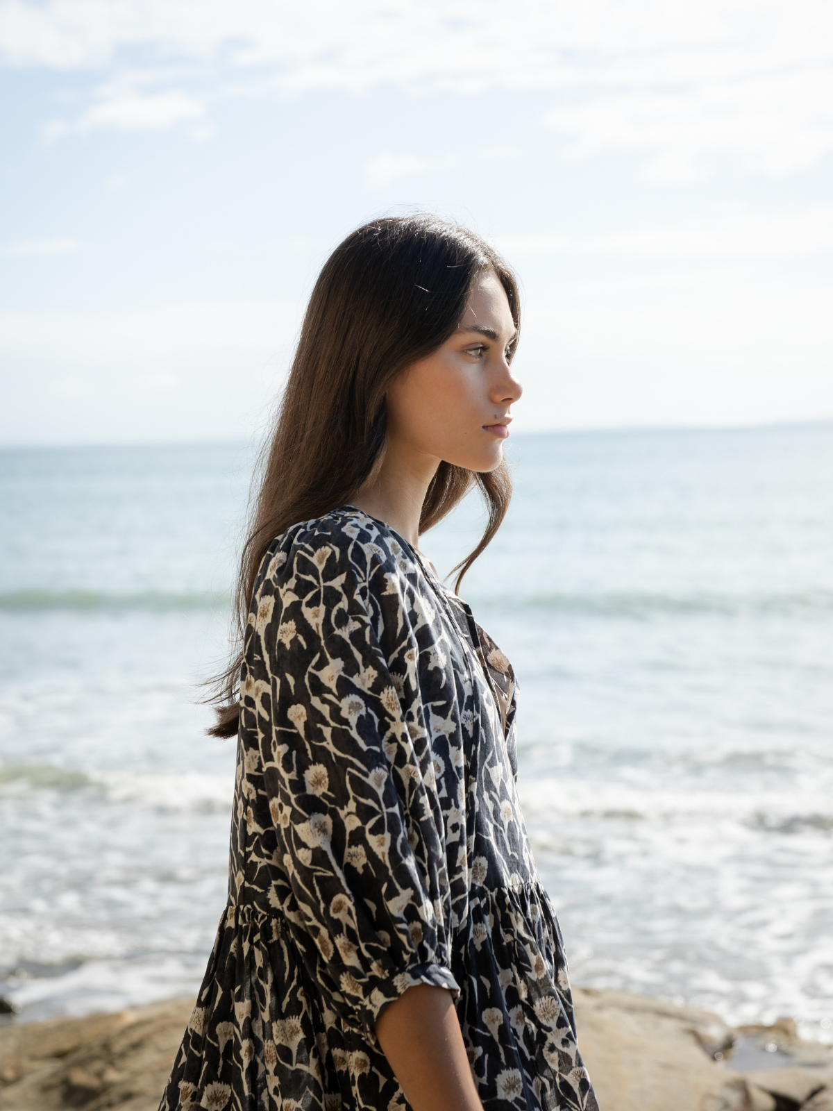 Cotton Midi Dress