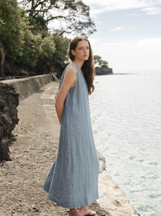 Linen Maxi Dress