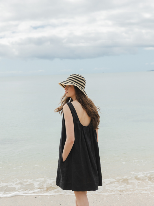 Linen Mini Dress