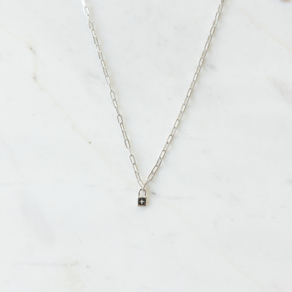 Little Lock Mini Link Necklace