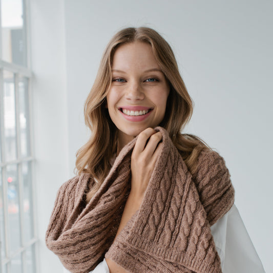 Cosy Cable Scarf