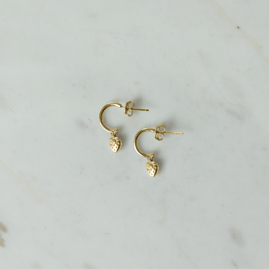 Berry Sweet Hoop Studs