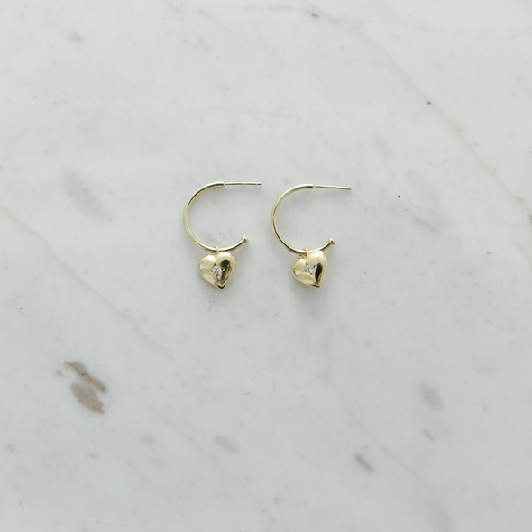 Super Sweetheart Hoop Studs