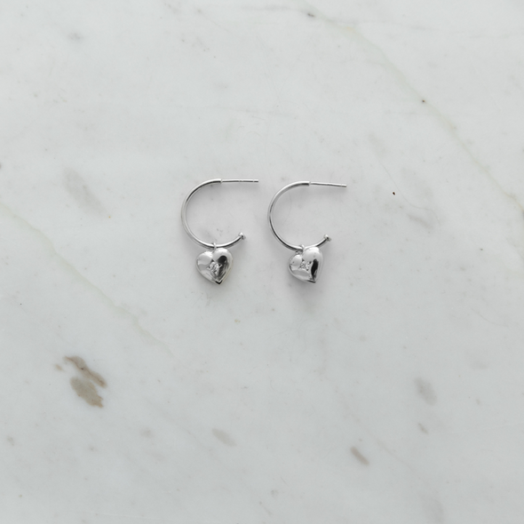 Super Sweetheart Hoop Studs