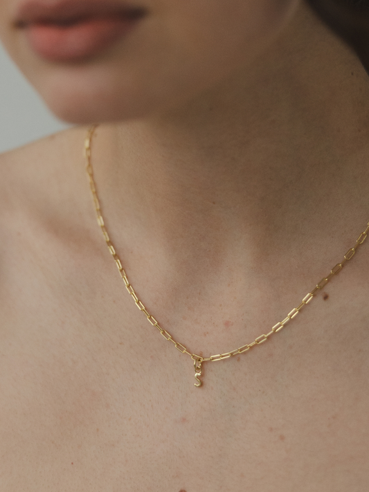 Little Letter Links Necklace