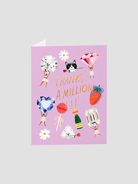 Fancy Schmancy Thank You Card