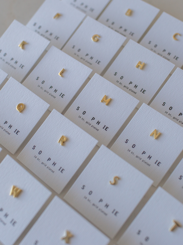 Little Letter Stud
