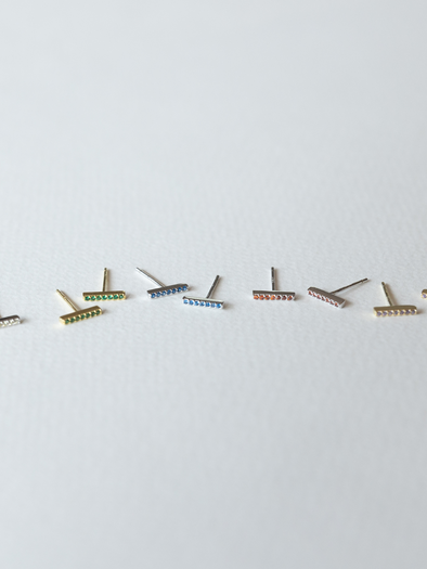 Happy Birthstone Studs