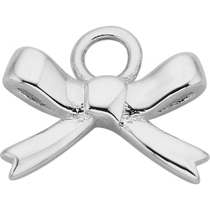Bow Pendant - Silver
