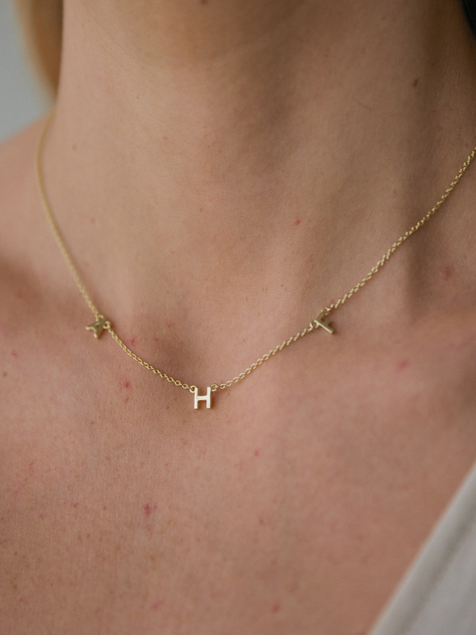 Personalised Necklace - Gold Plated