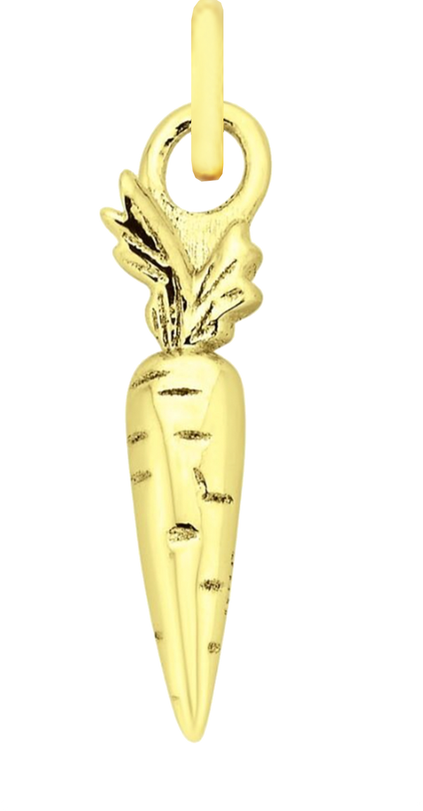 Charm Single Pendant - Gold / Pets - Carrot