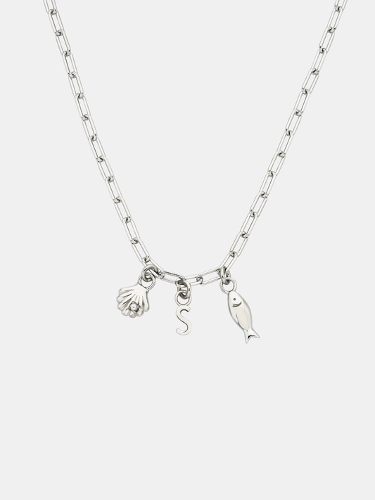 Charm Necklace - Sterling Silver