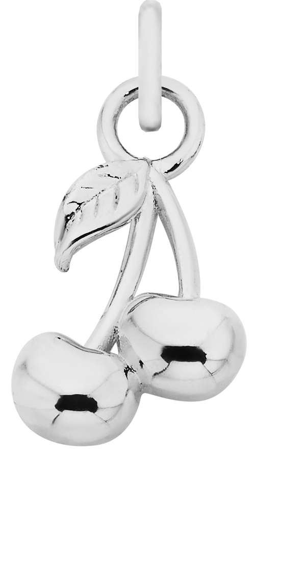 Charm Single Pendant - Silver / Icons - Cherry Bomb