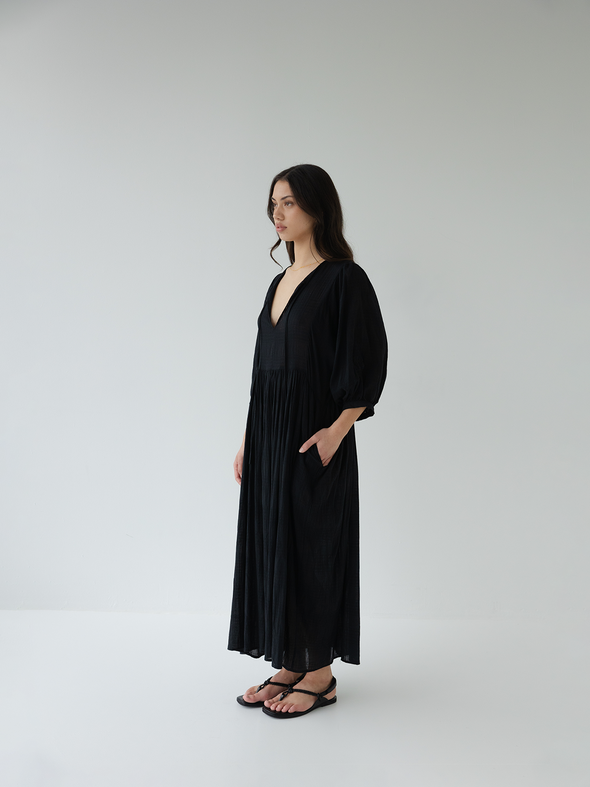 Cotton Midi Dress