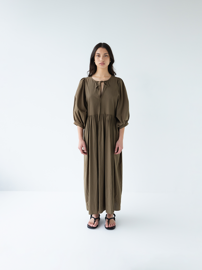 Cotton Midi Dress