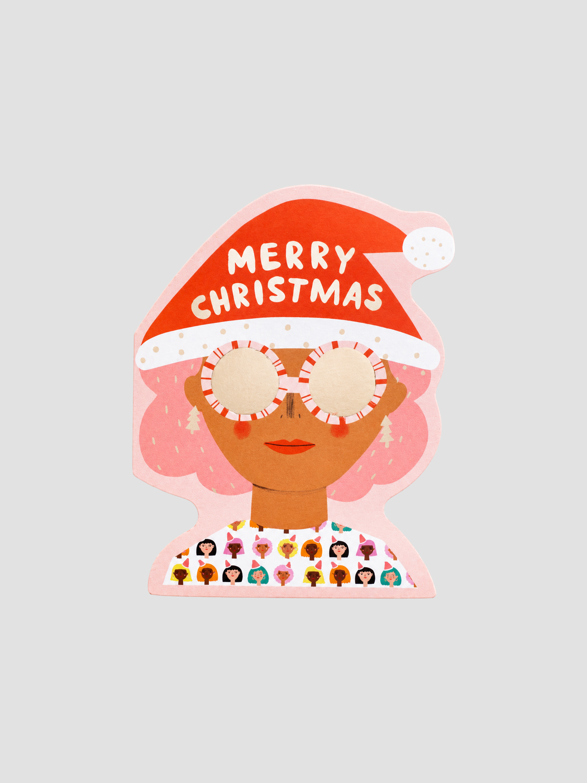 Xmas Party Girl Card