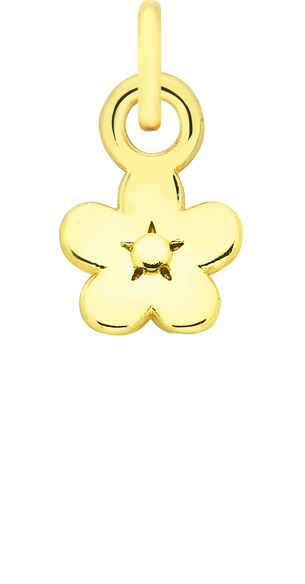 Charm Single Pendant - Solid Gold / Icons - Daisy Day