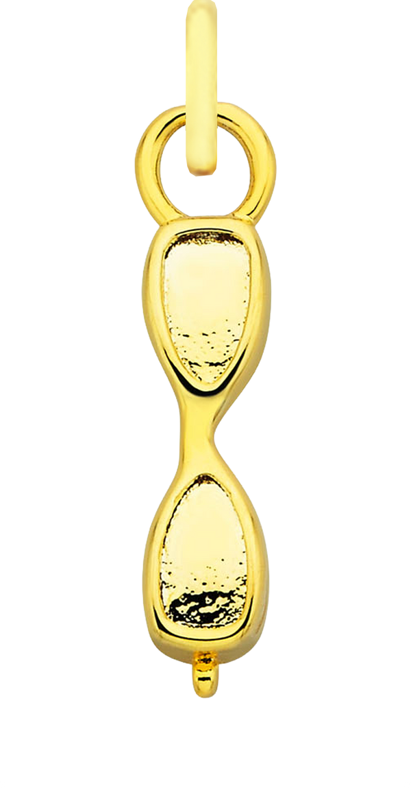 Charm Single Pendant - Gold / Sports - Goggles