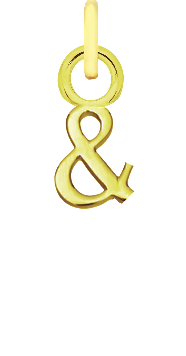 Charm Single Pendant - Gold / Icons - Ampersand