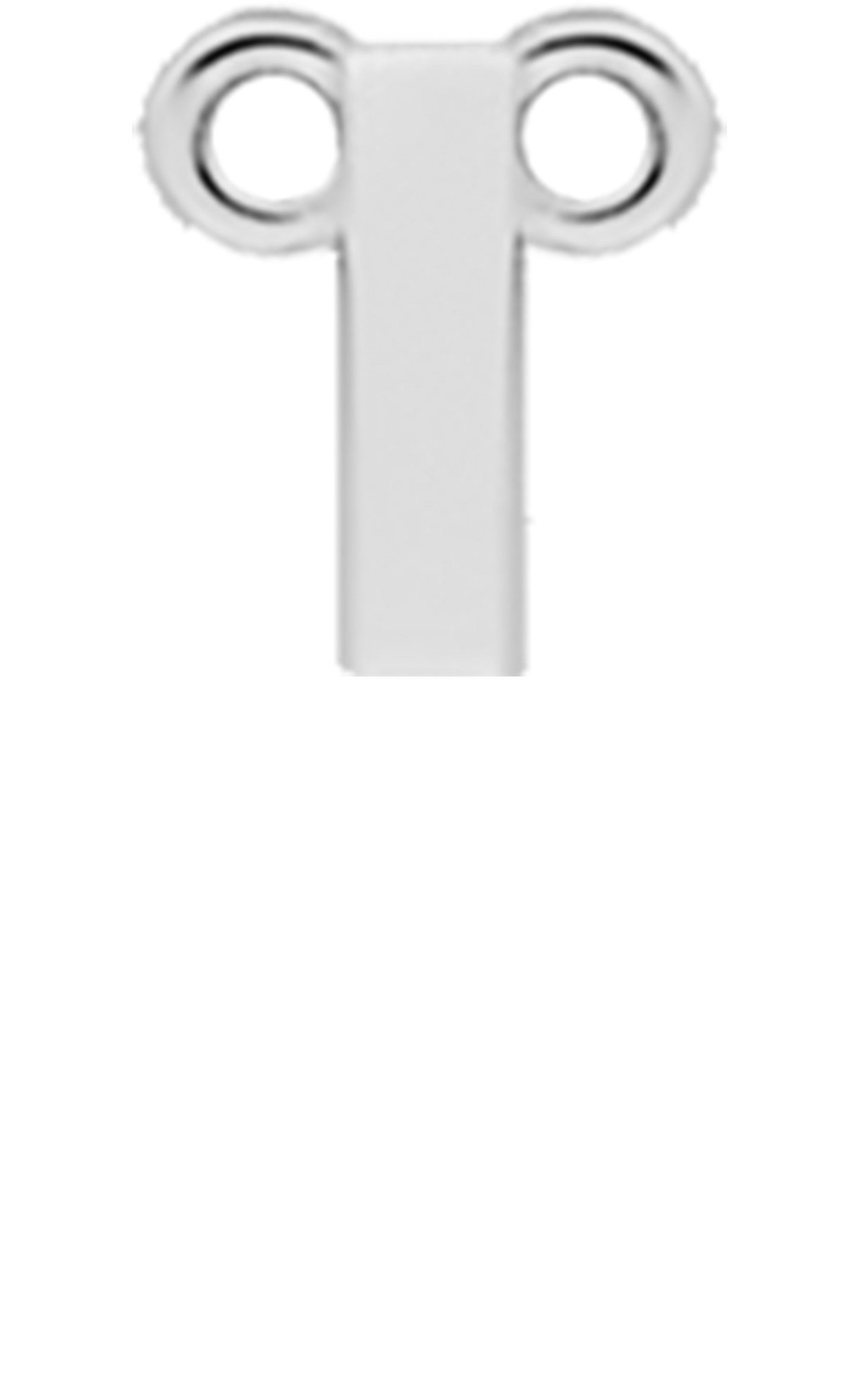 CYL Single Pendant - Silver / Letters