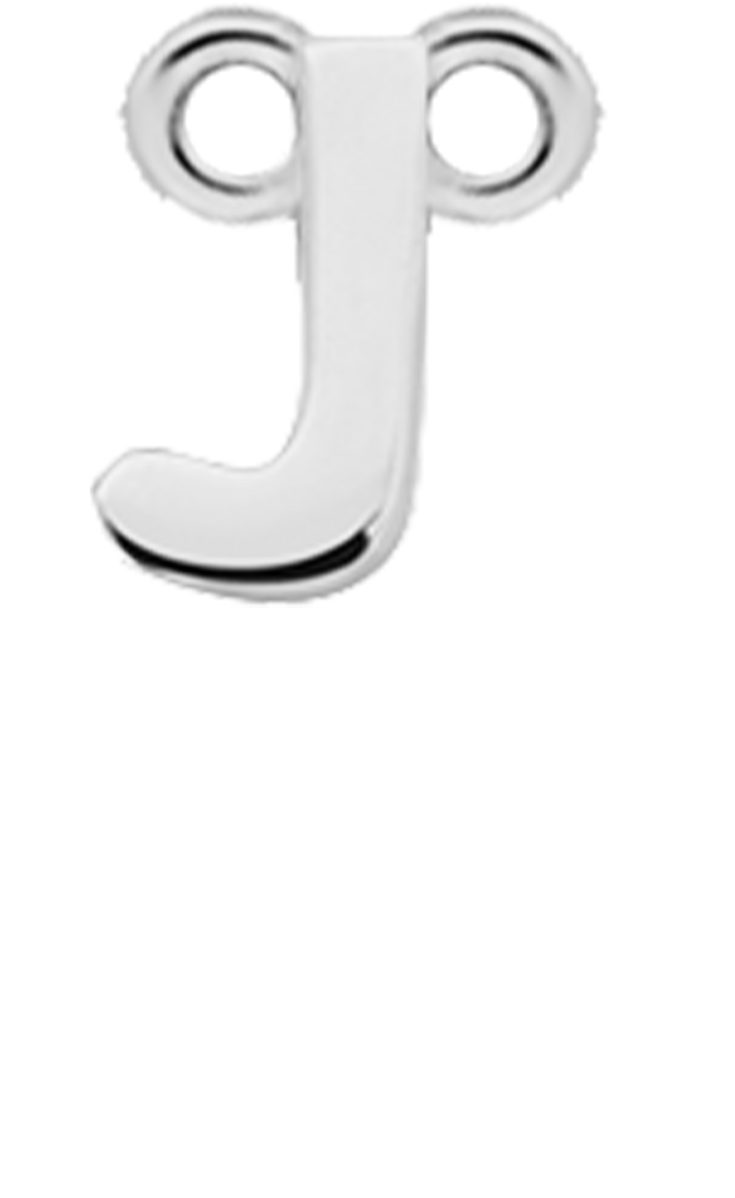 CYL Single Pendant - Silver / Letters