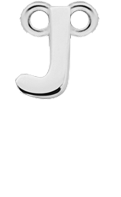 CYL Single Pendant - Silver / Letters