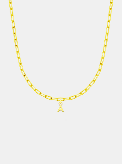 Little Letter Links Necklace