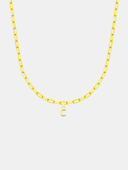 Little Letter Links Necklace
