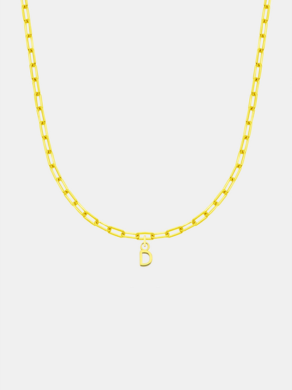 Little Letter Links Necklace
