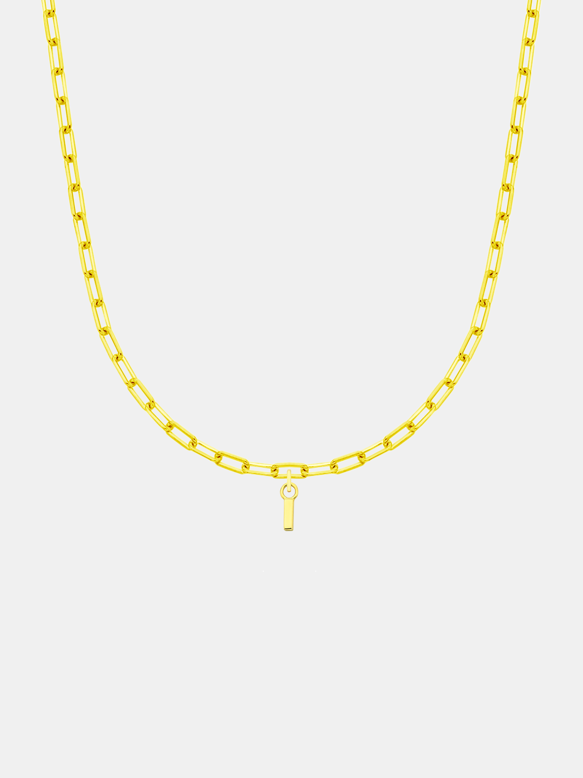 Little Letter Links Necklace