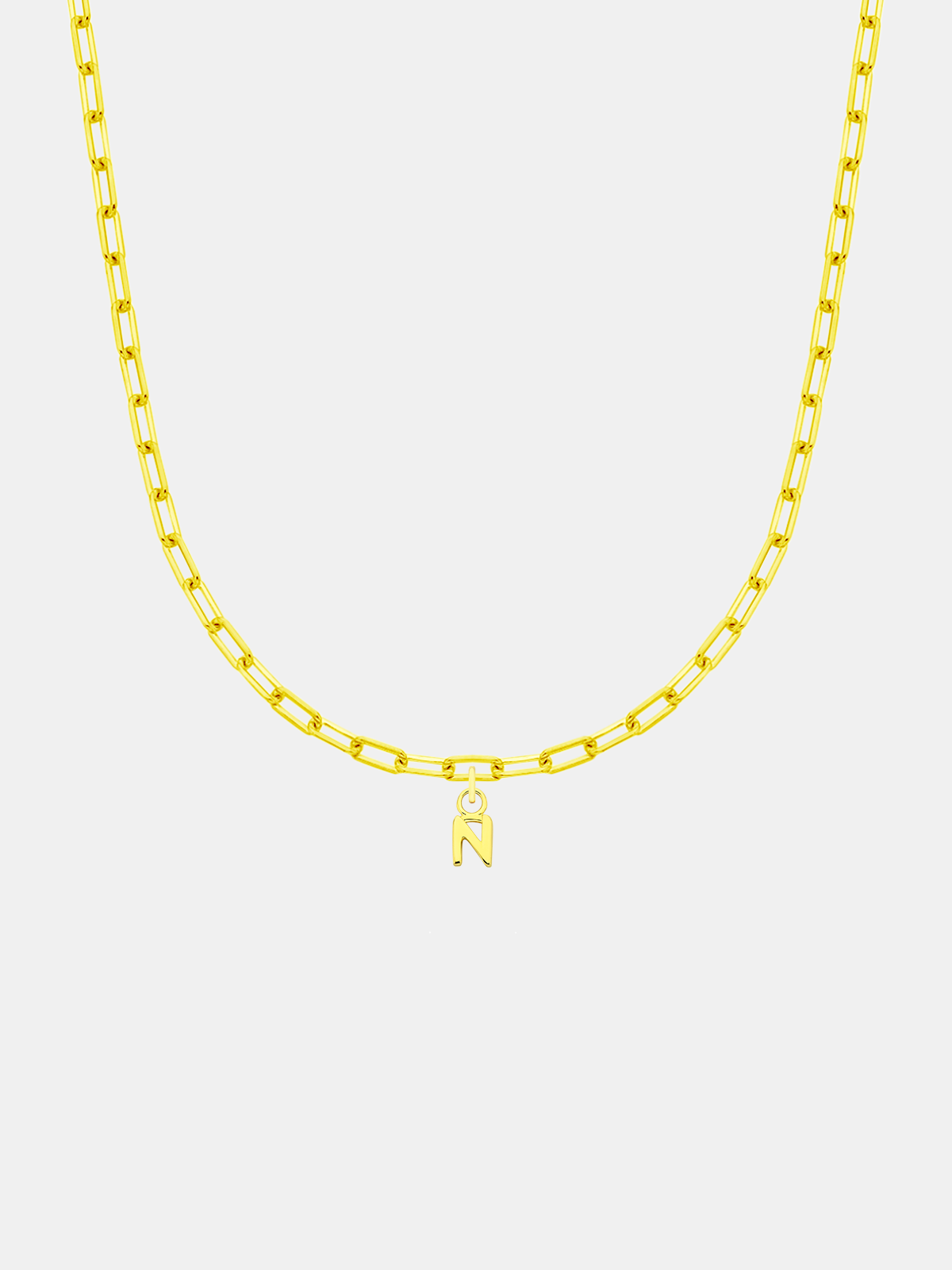 Little Letter Links Necklace