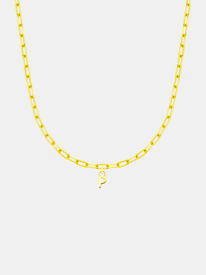 Little Letter Links Necklace