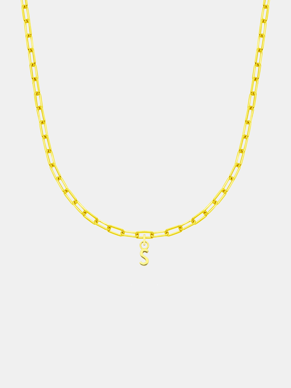 Little Letter Links Necklace