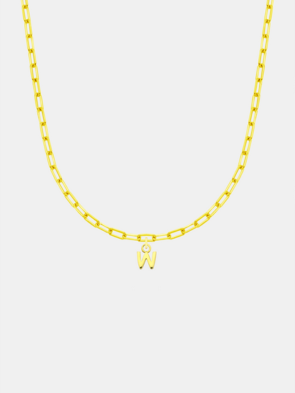 Little Letter Links Necklace