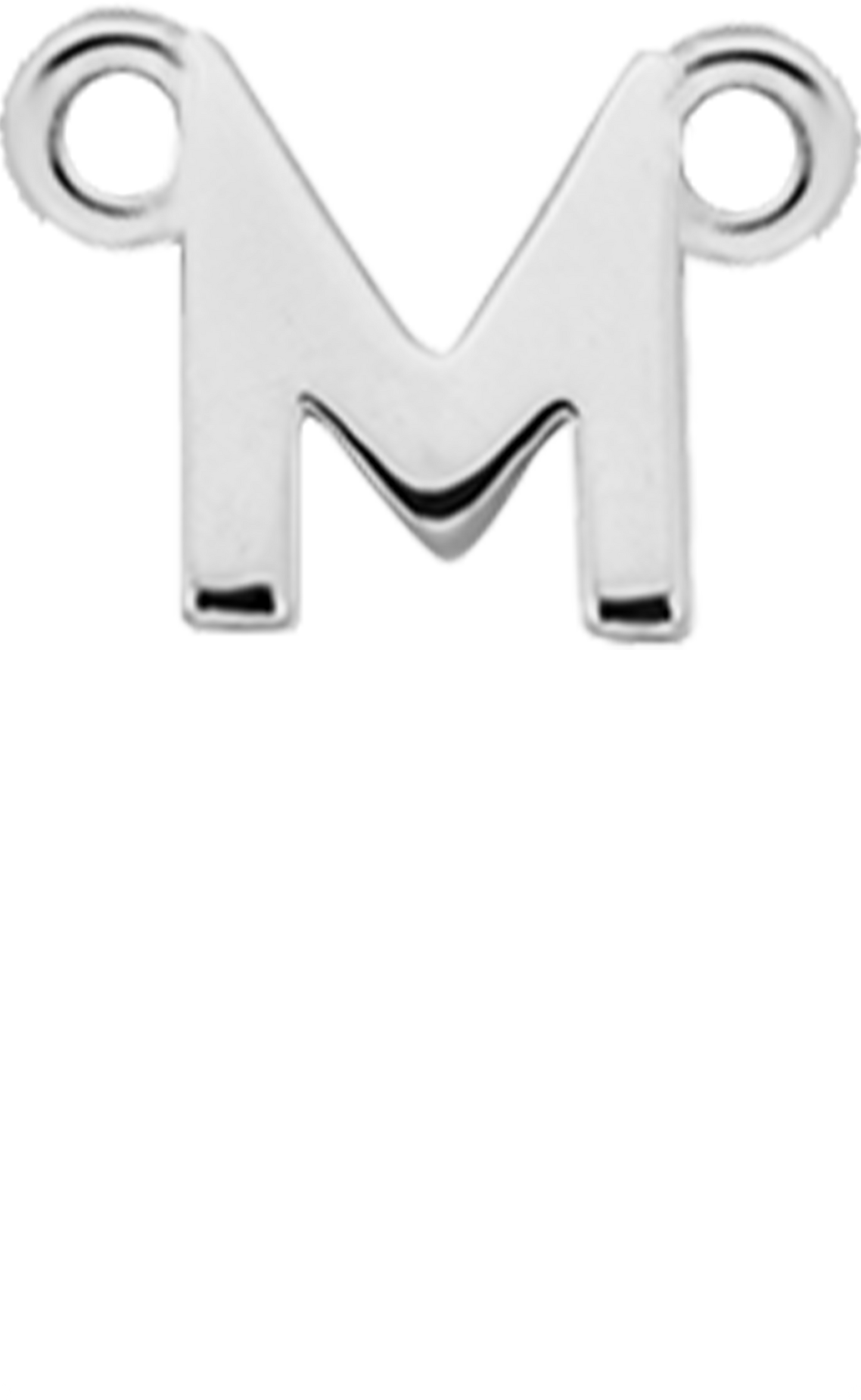 CYL Single Pendant - Silver / Letters