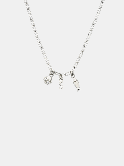 Charm Necklace - Sterling Silver