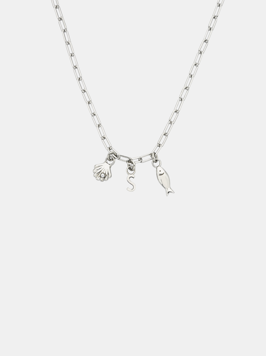 Charm Necklace - Sterling Silver