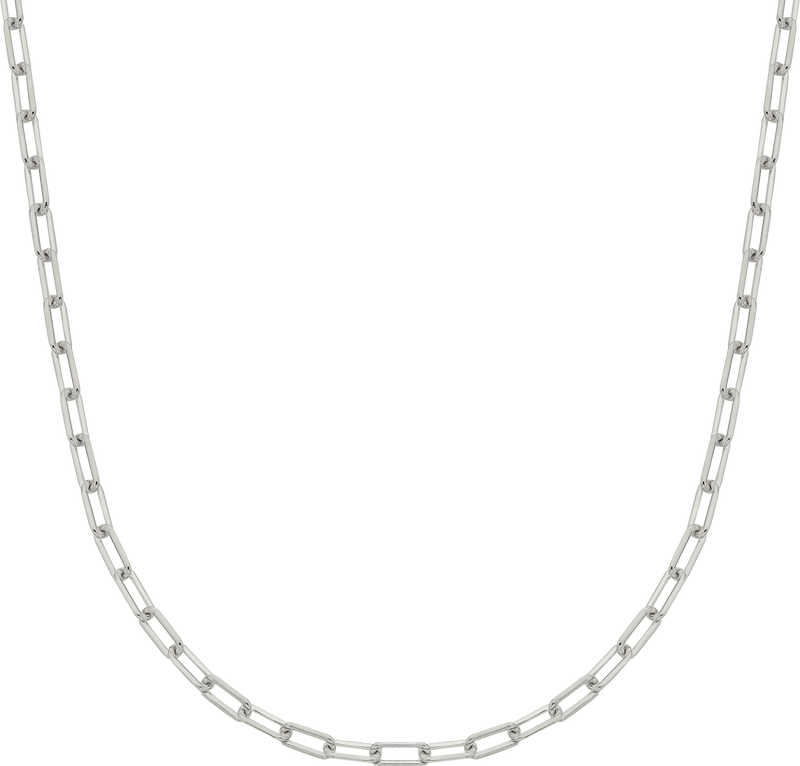 Charm Necklace Chain - Silver / 40cm - Mini Links Chain