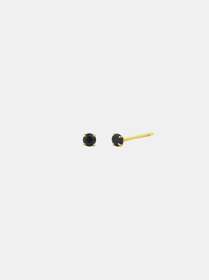 Mini Rock Studs Black
