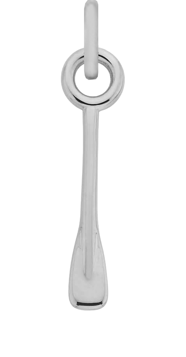 Charm Single Pendant - Silver / Sports - Oars Up