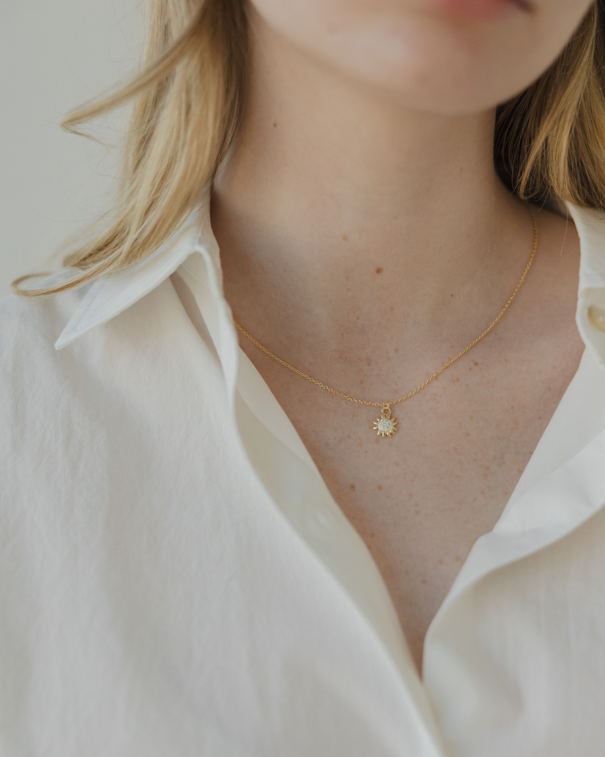 Super Sunny Flower Necklace