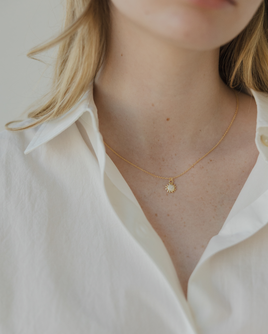 Super Sunny Flower Necklace