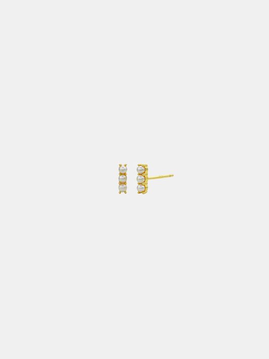 Pearl Bar Studs
